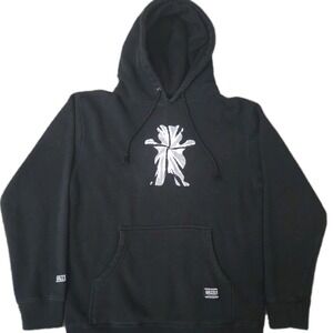 Grizzly Griptape Hoodie Mens Small Designer Cutout Bear Skateboarding Skate
